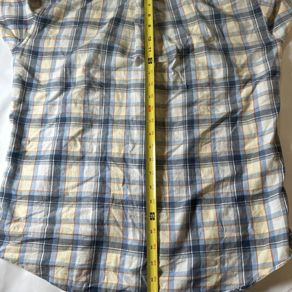 Pendleton Seaside Short Sleeve Shirt Mens Large Plaid Multicolor M Button‎ Down